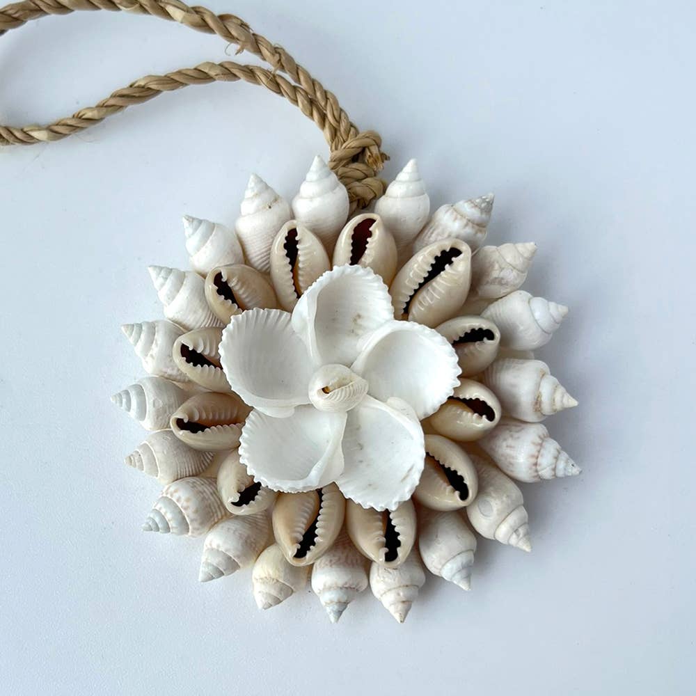 Handmade Seashell Hanging Ornament: #02
