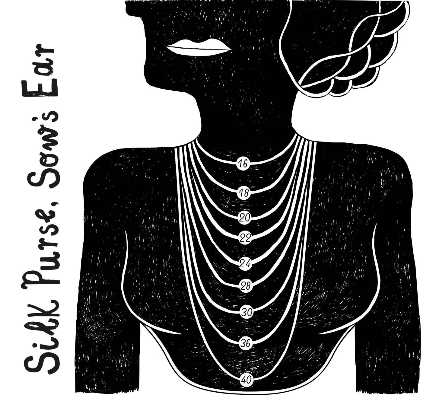 Olive Green Ivy Leaf Necklace: 17" / Glazed / Shiny