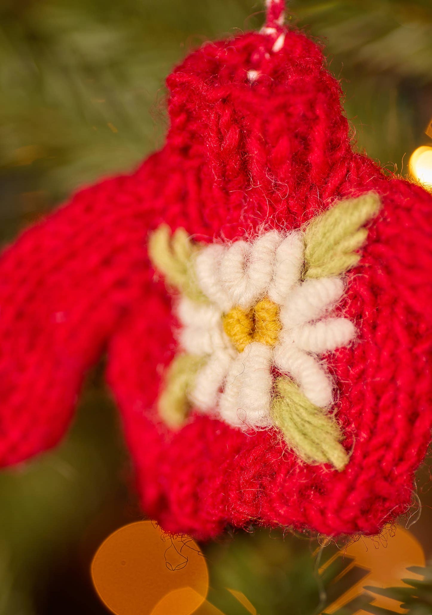 Embroidered Knitted Jumper Decoration