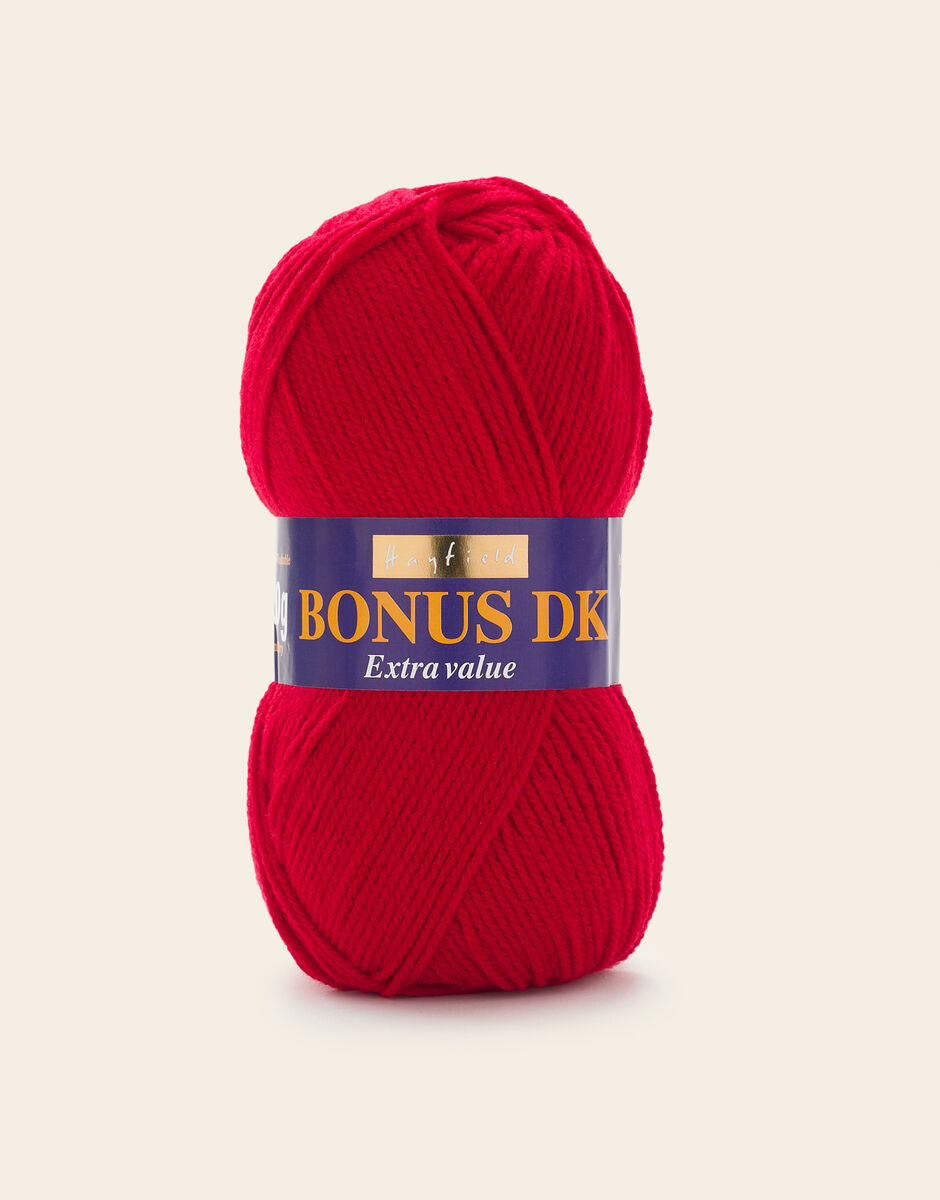 Sirdar Hayfield Bonus DK, Signal Red 0977