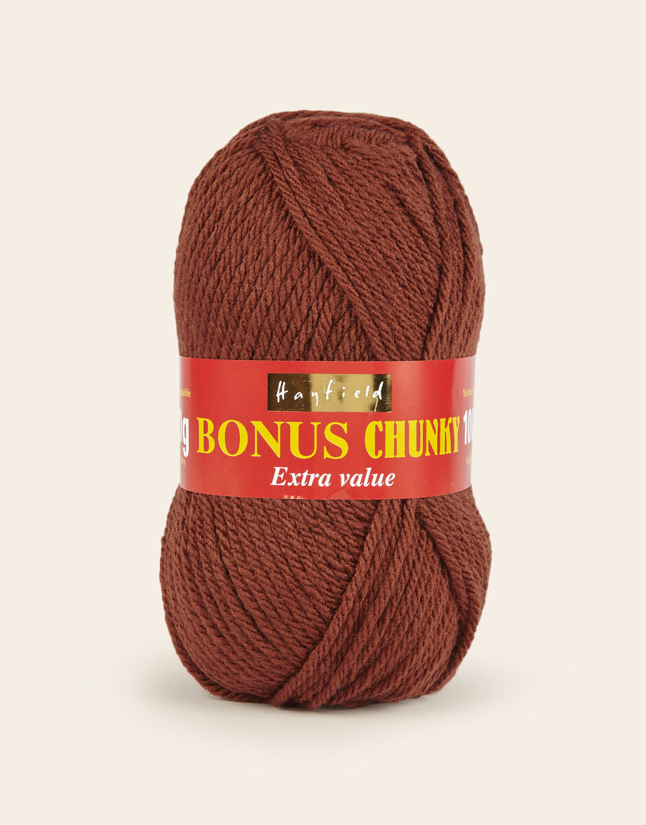 Sirdar Hayfield Bonus Chunky, Mahogany 0563