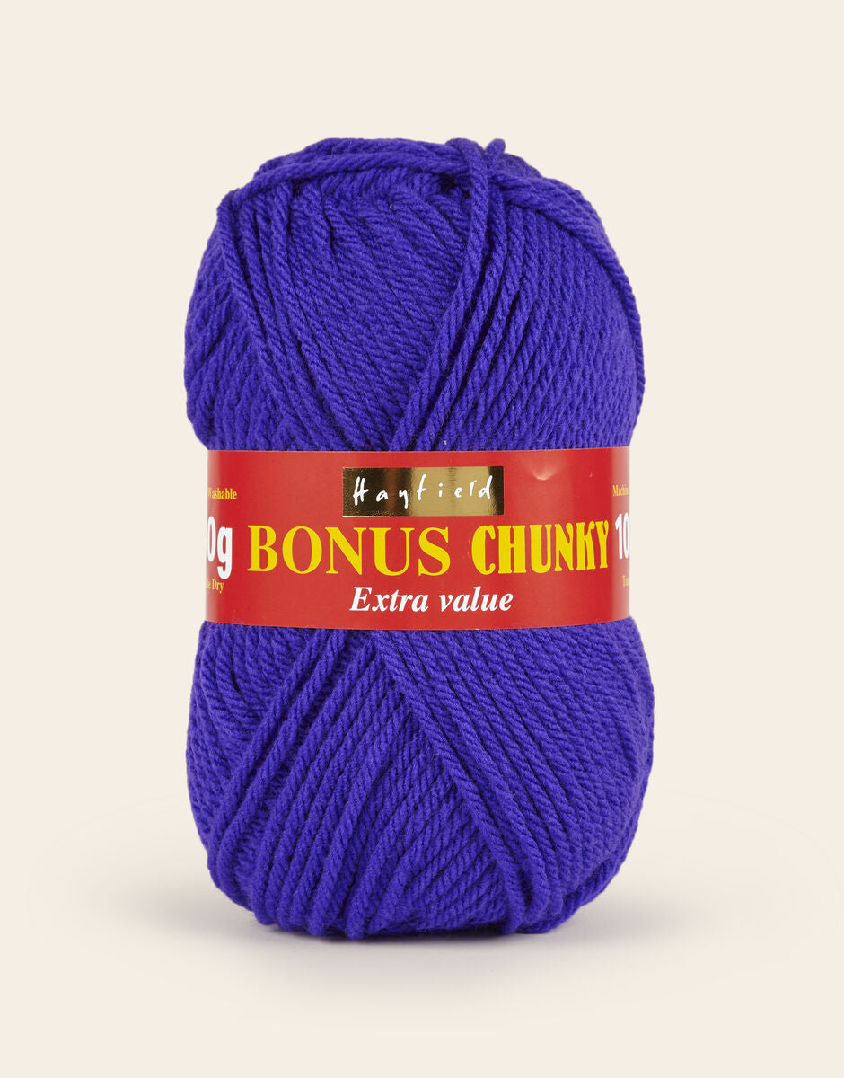 Sirdar Hayfield Bonus Chunky, Bright Purple 0828