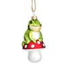 Frog on a mushroom Bauble