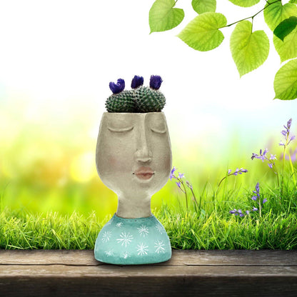 Head Planter Green