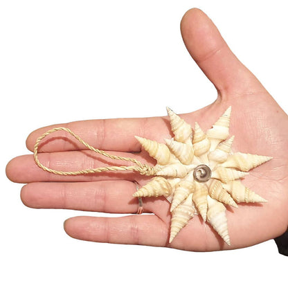 Handmade Seashell Hanging Ornament: #15