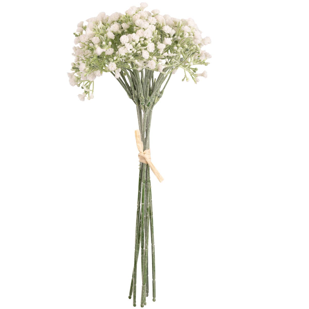 Mini Open Gypsophilia with Bud Bunch x 6 White 31 cm