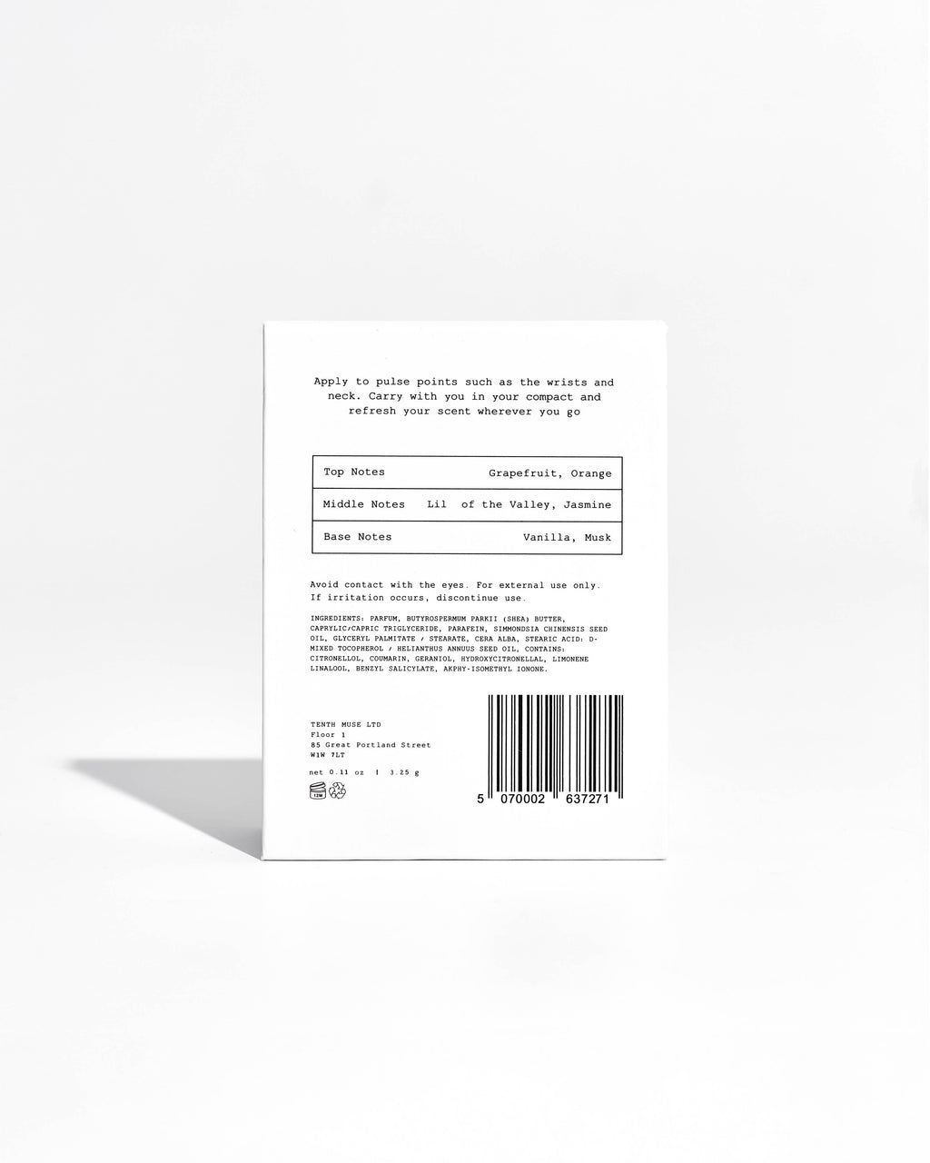 CLEAN GIRL SOLID PERFUME BALM