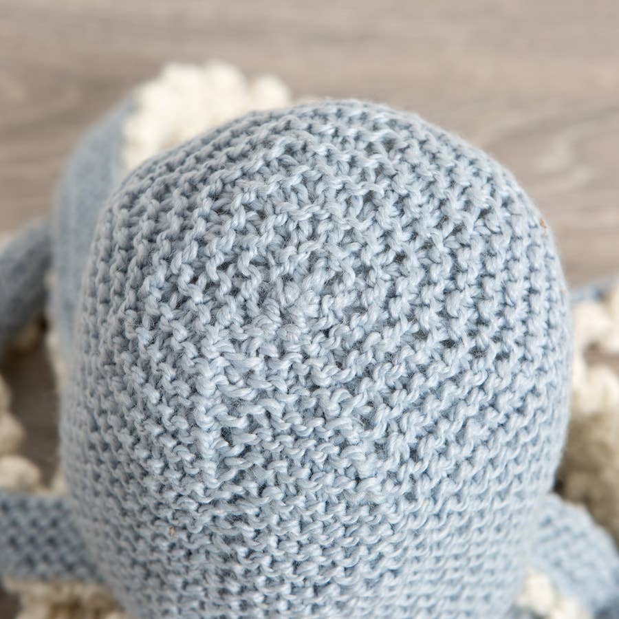 Robyn Octopus Knitting Kit: Baby Blue