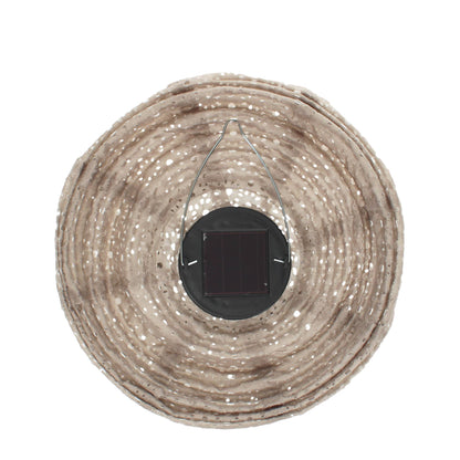 Outdoor solar pendant lantern - Mink grey