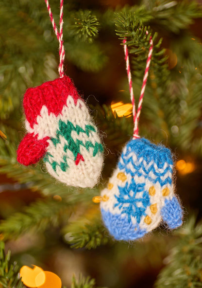 Knitted Mittens Decoration