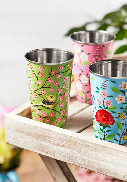 Sanasar Hand Painted Enamel Tumbler (each)