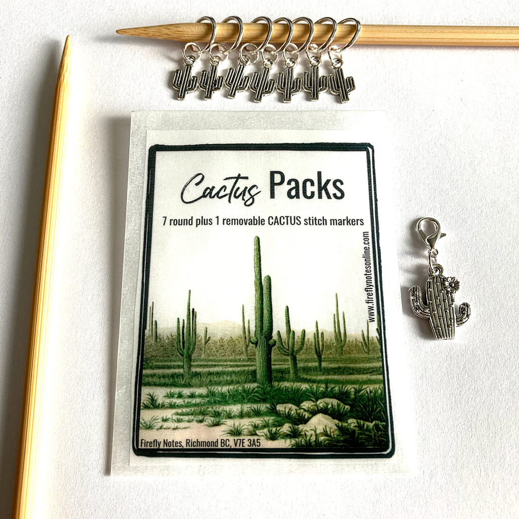 Cactus Stitch Marker Packs