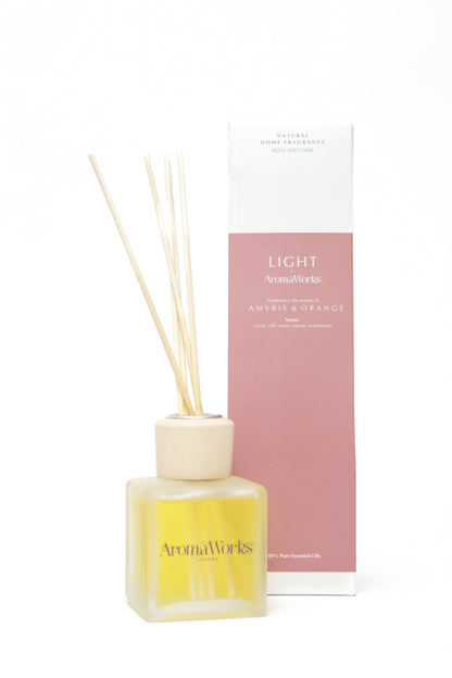 Aromaworks Light Reed Diffuser: Mandarin & Vetivert / 100ml