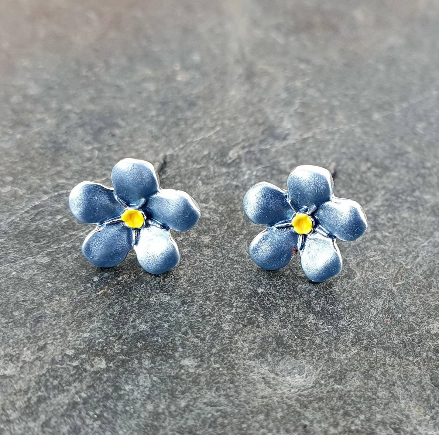 Forget Me Not Blue Flower Mini Stud Earring