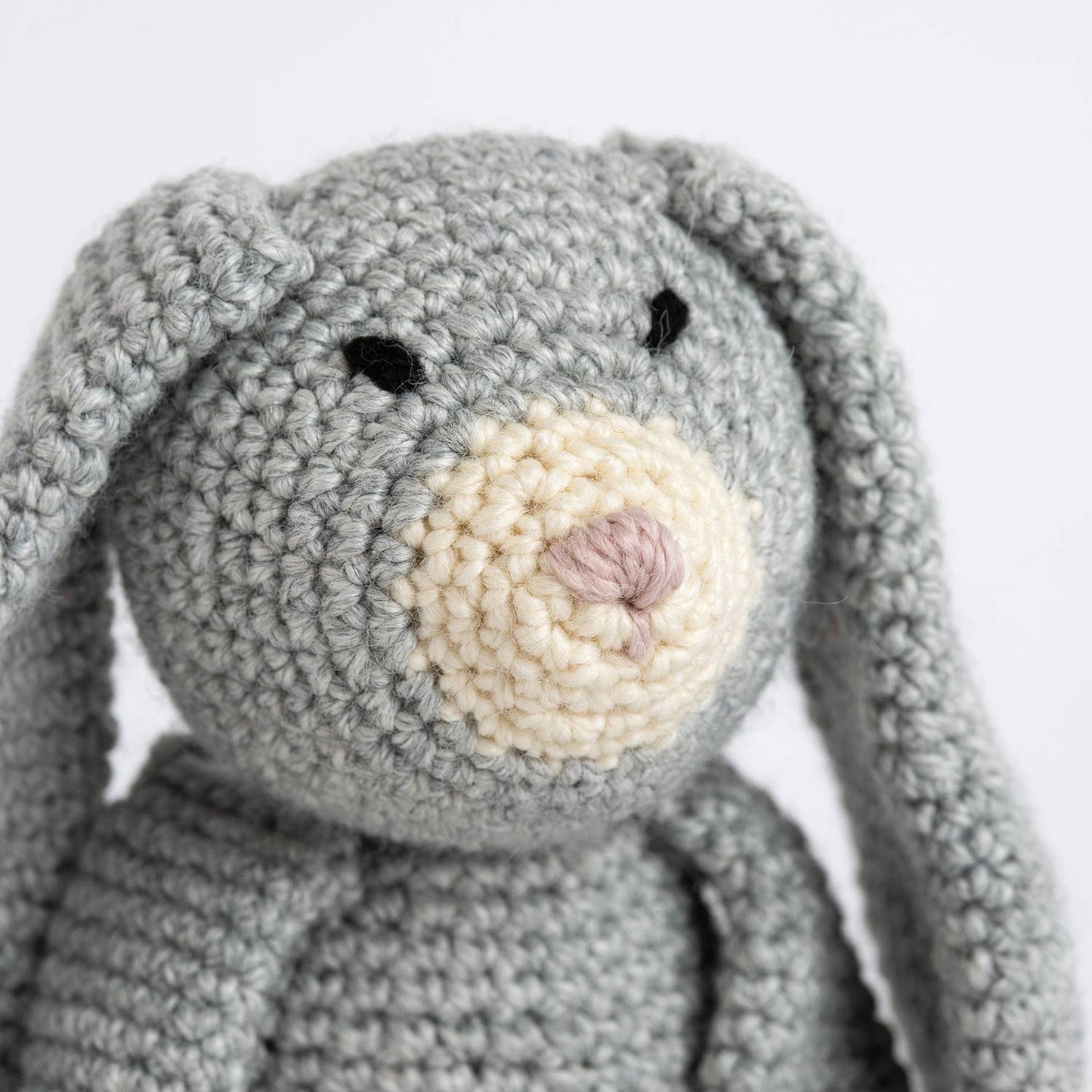 Mabel Bunny Crochet Kit: Natural Grey