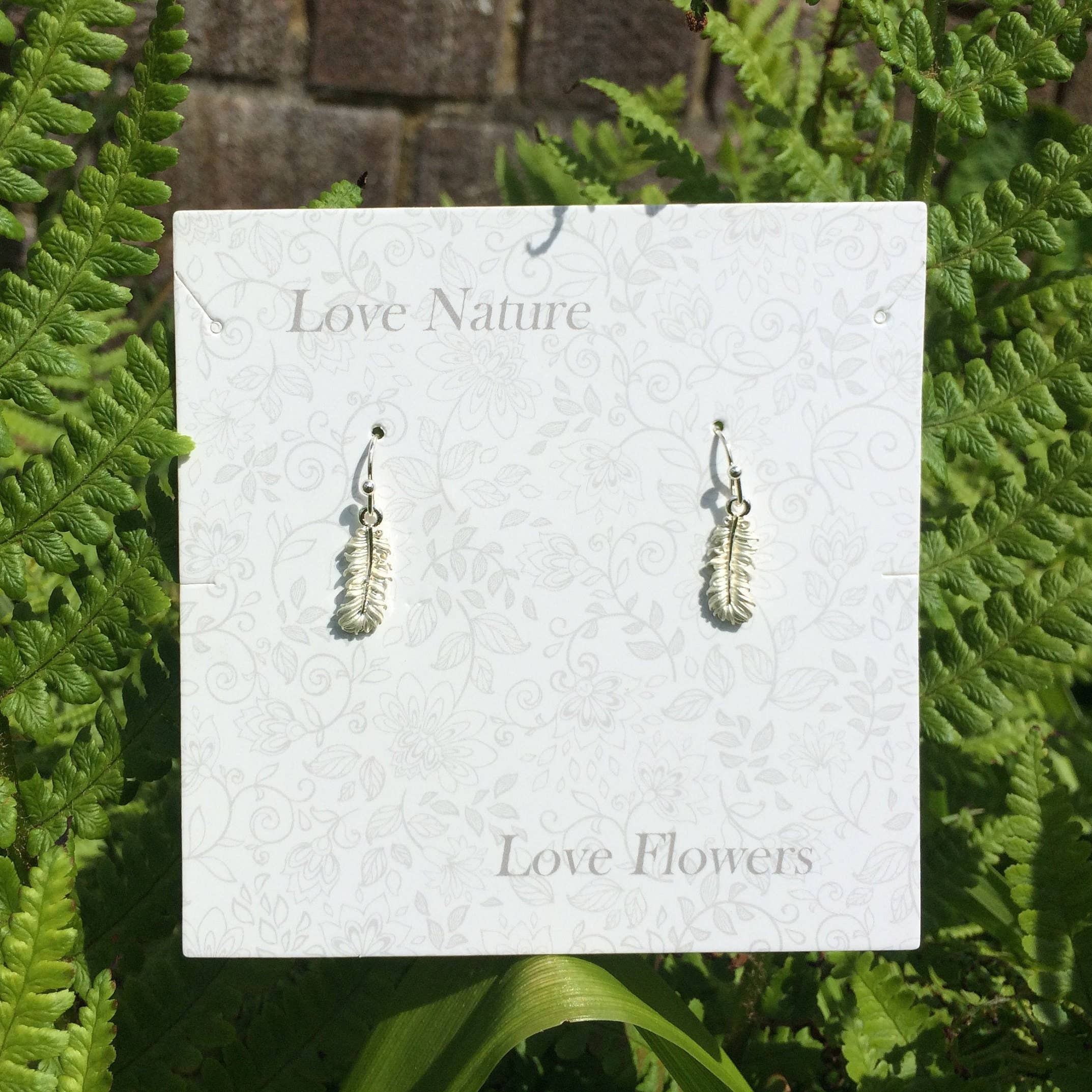 Delicate Feather Earrings