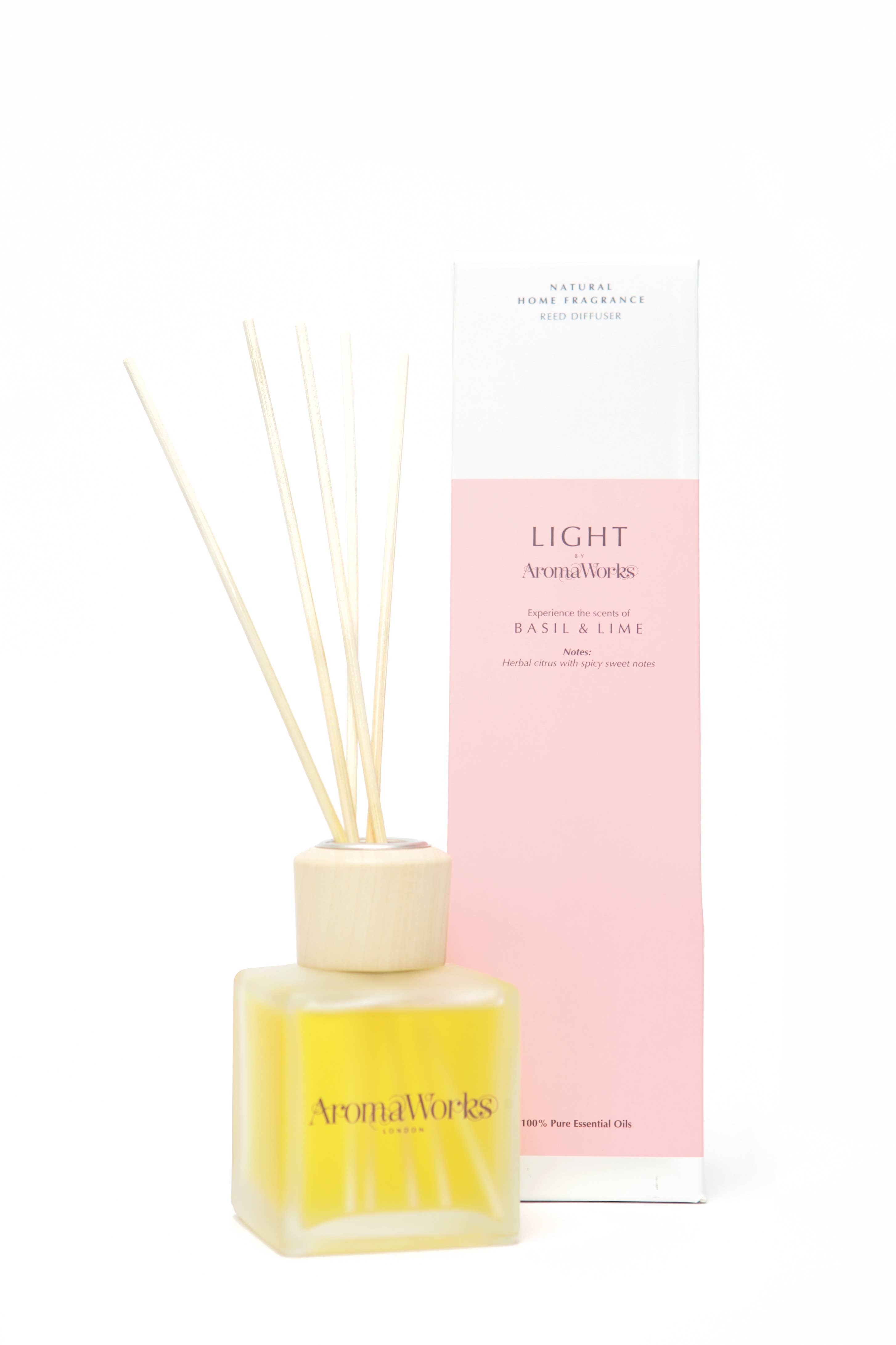 Aromaworks Light Reed Diffuser: Mandarin & Vetivert / 100ml