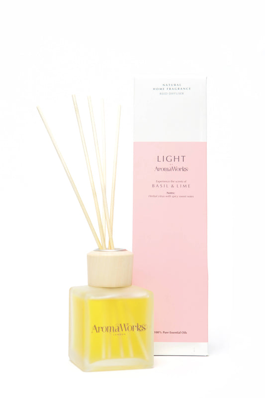 Aromaworks Light Reed Diffuser: Basil / 100ml