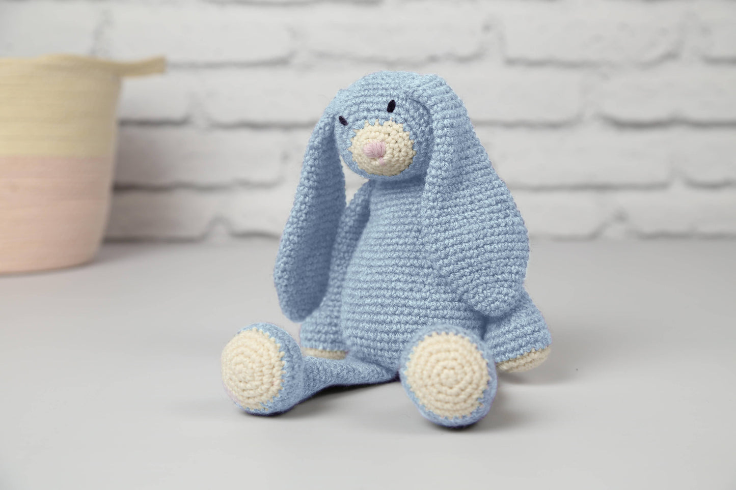 Mabel Bunny Crochet Kit: Natural Grey