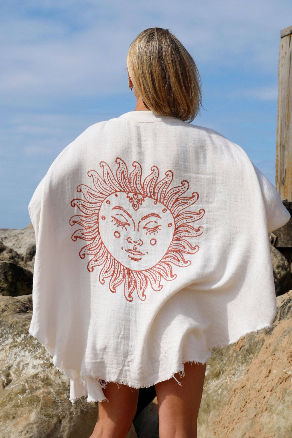 SUN GODDESS Beach Shirt: One Size (fits UK6-UK18)
