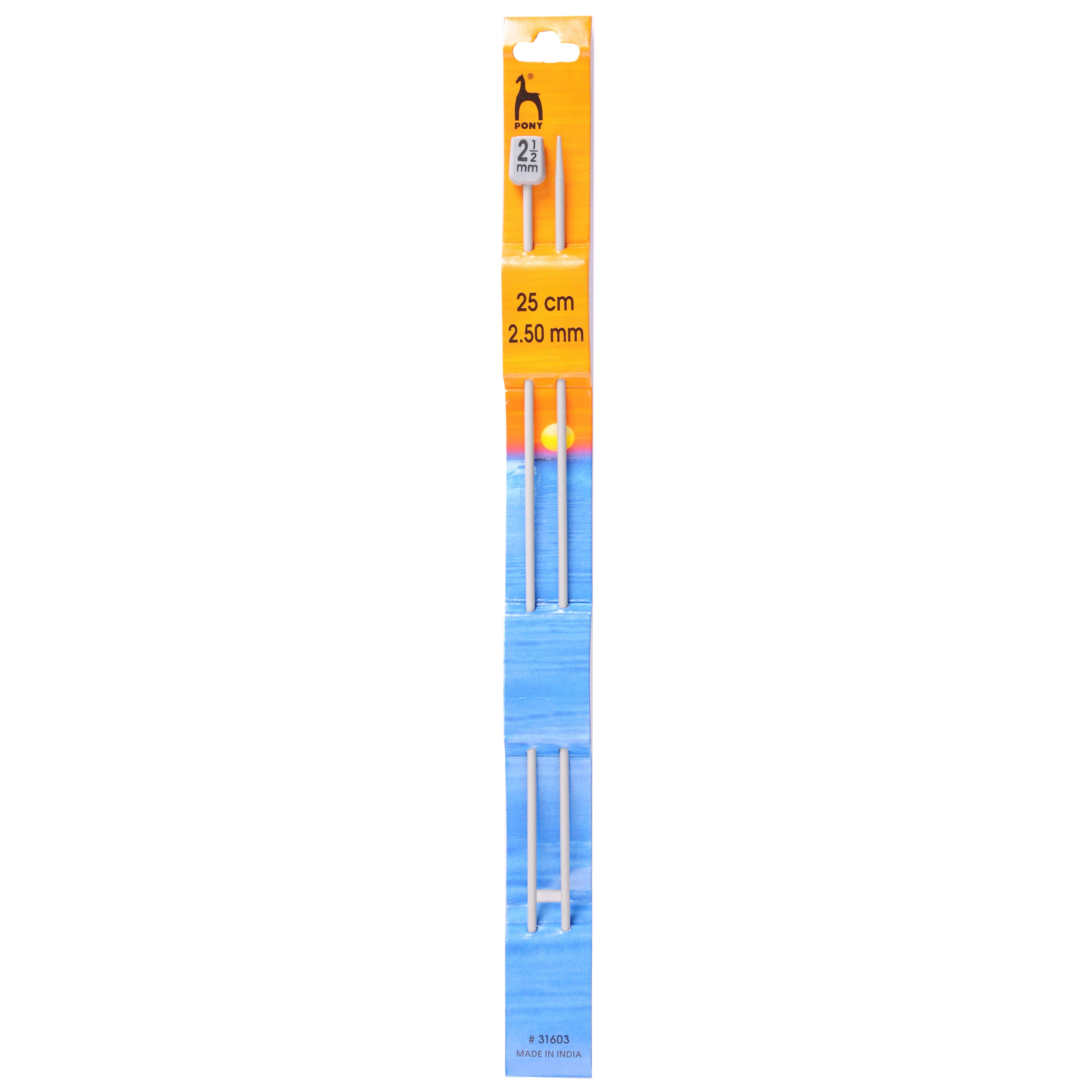 Knitting needles 2.50mm, 25cm Pony