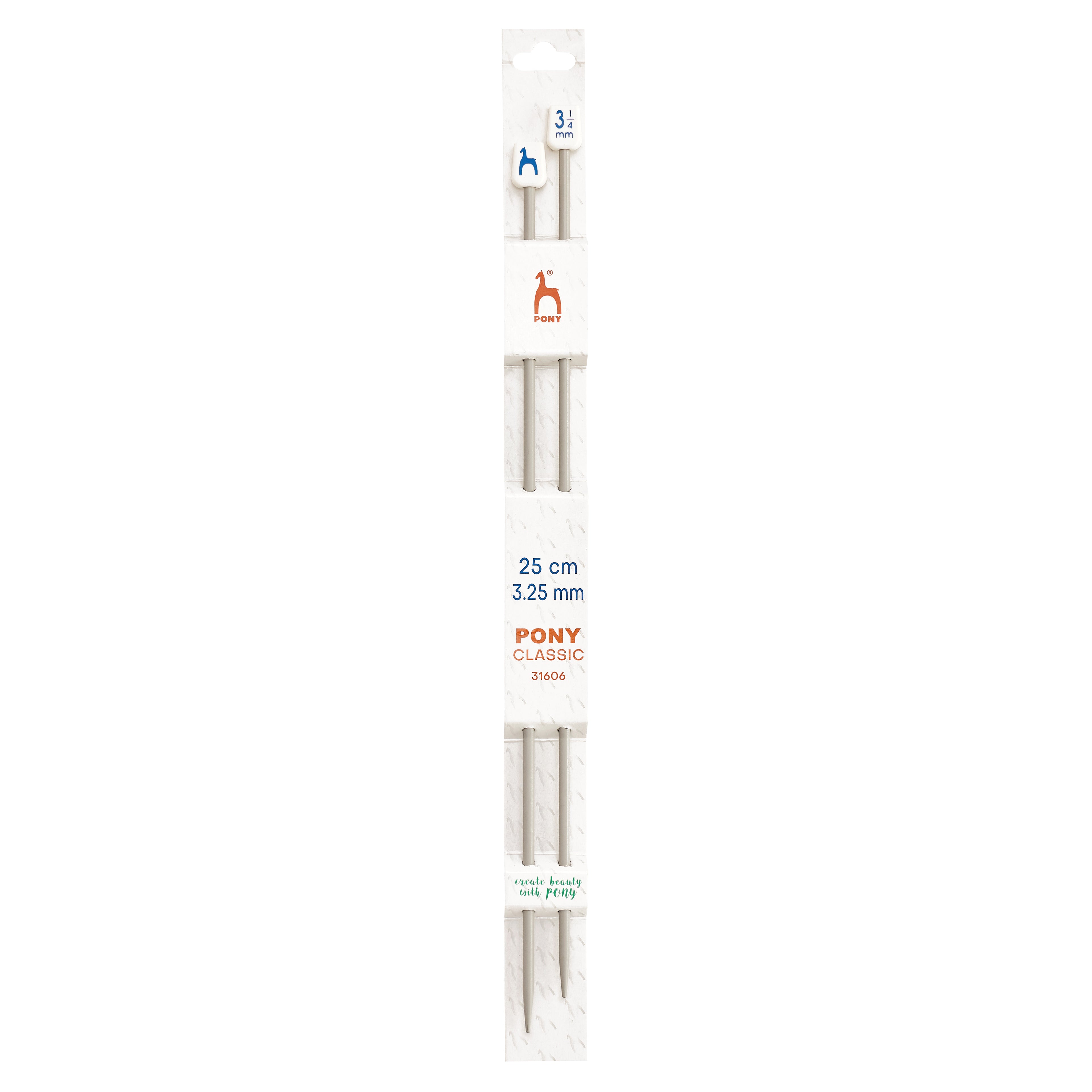 Knitting needles 3.25mm, 25cm Pony