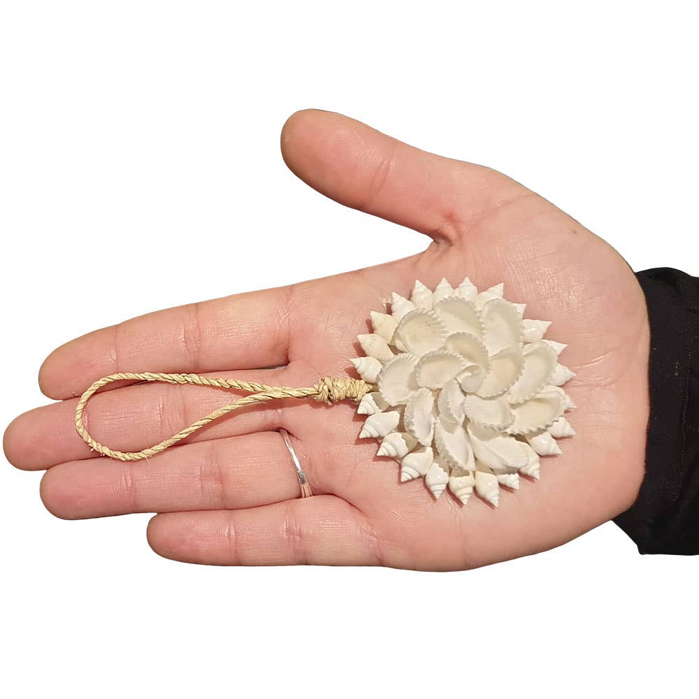 Handmade Seashell Hanging Ornament: #15