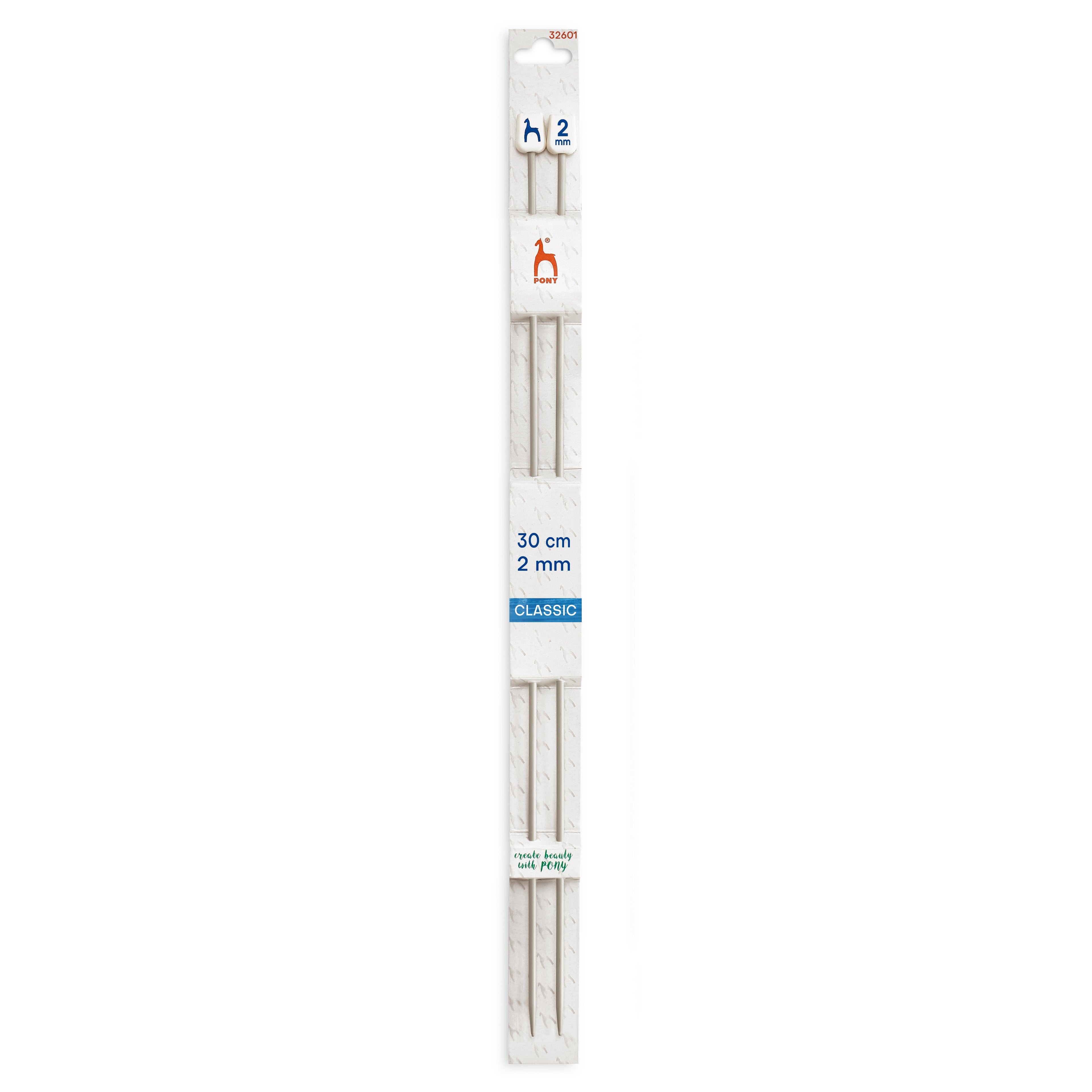 Knitting needles 2mm, 30cm Pony