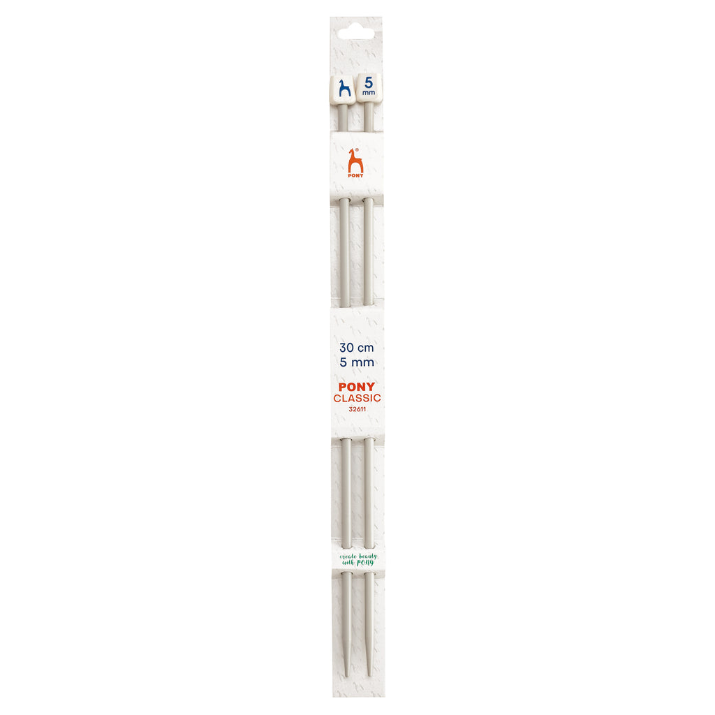 Knitting needles 5mm, 30cm Pony
