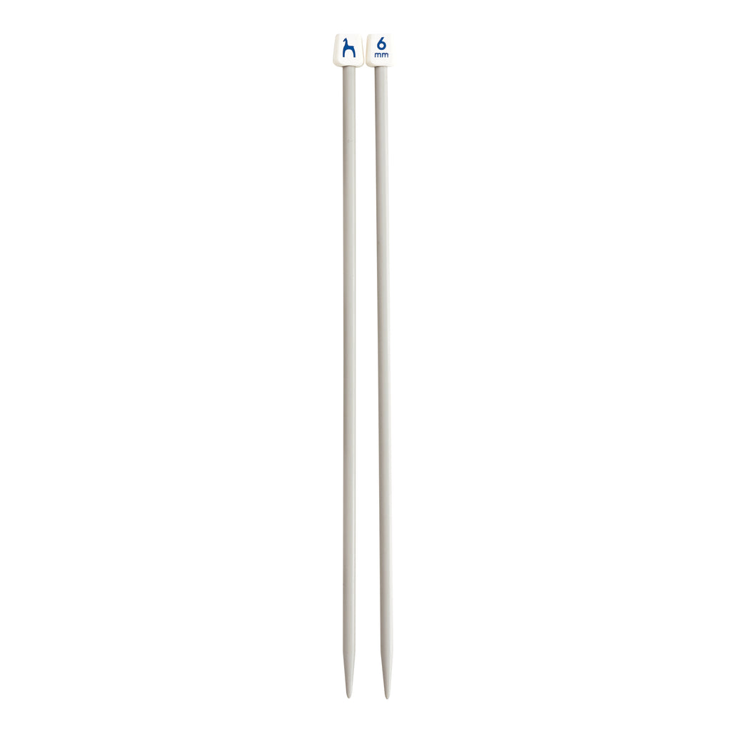 Knitting needles 6mm, 30cm Pony