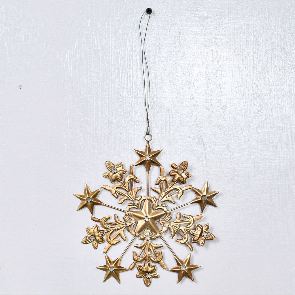 Starbust Snowflake Hanging Ornament 17X17 cm