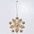 Starbust Snowflake Hanging Ornament 17X17 cm