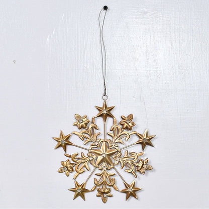 Starbust Snowflake Hanging Ornament 17X17 cm