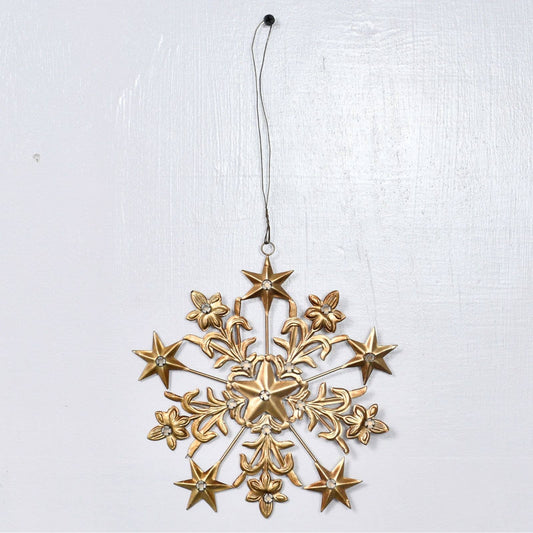 Starbust Snowflake Hanging Ornament 17X17 cm