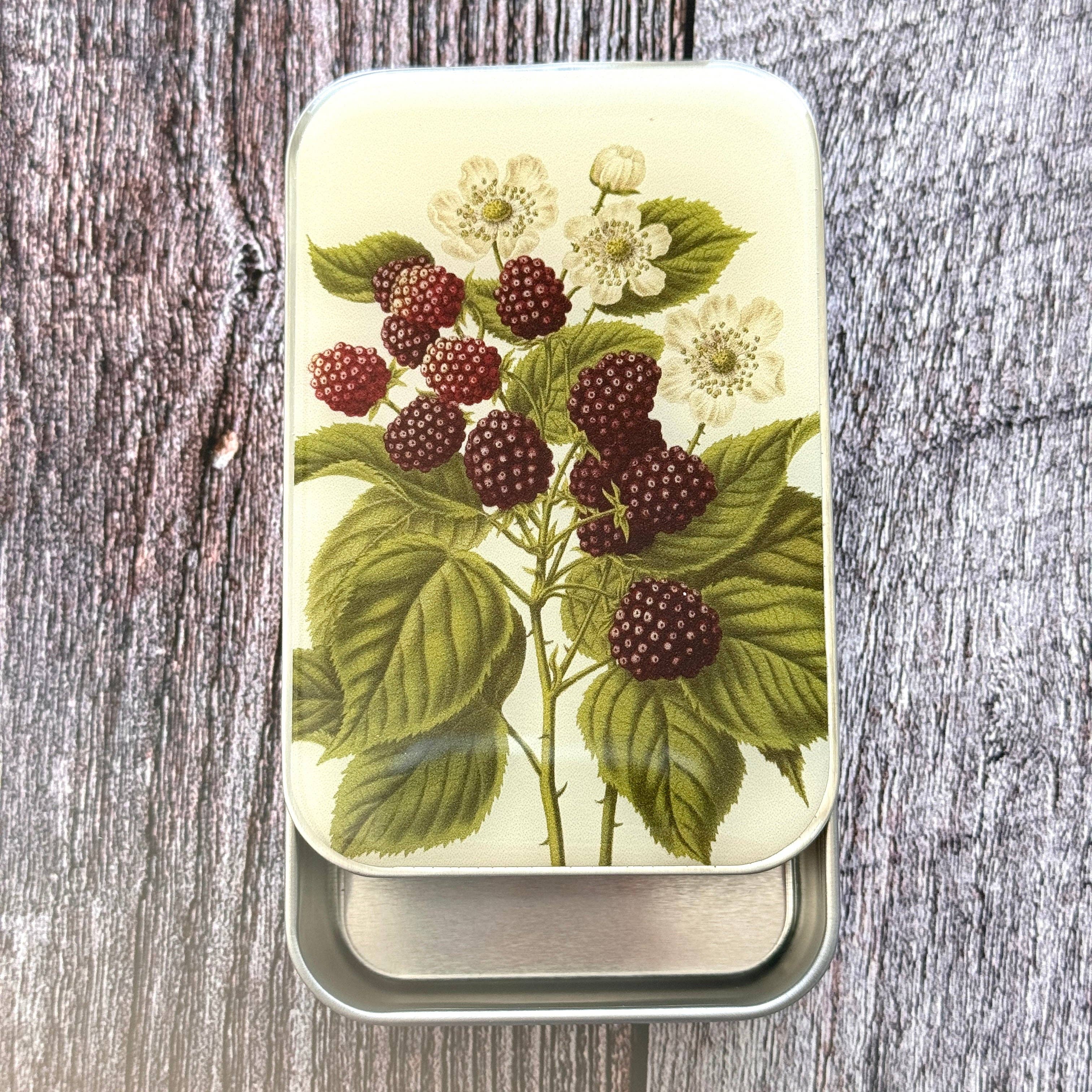 Wild Blackberry Botanical Notions Tin: Small