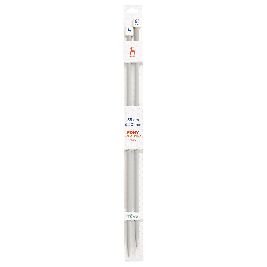 Knitting needles 6.50mm 35cm Pony