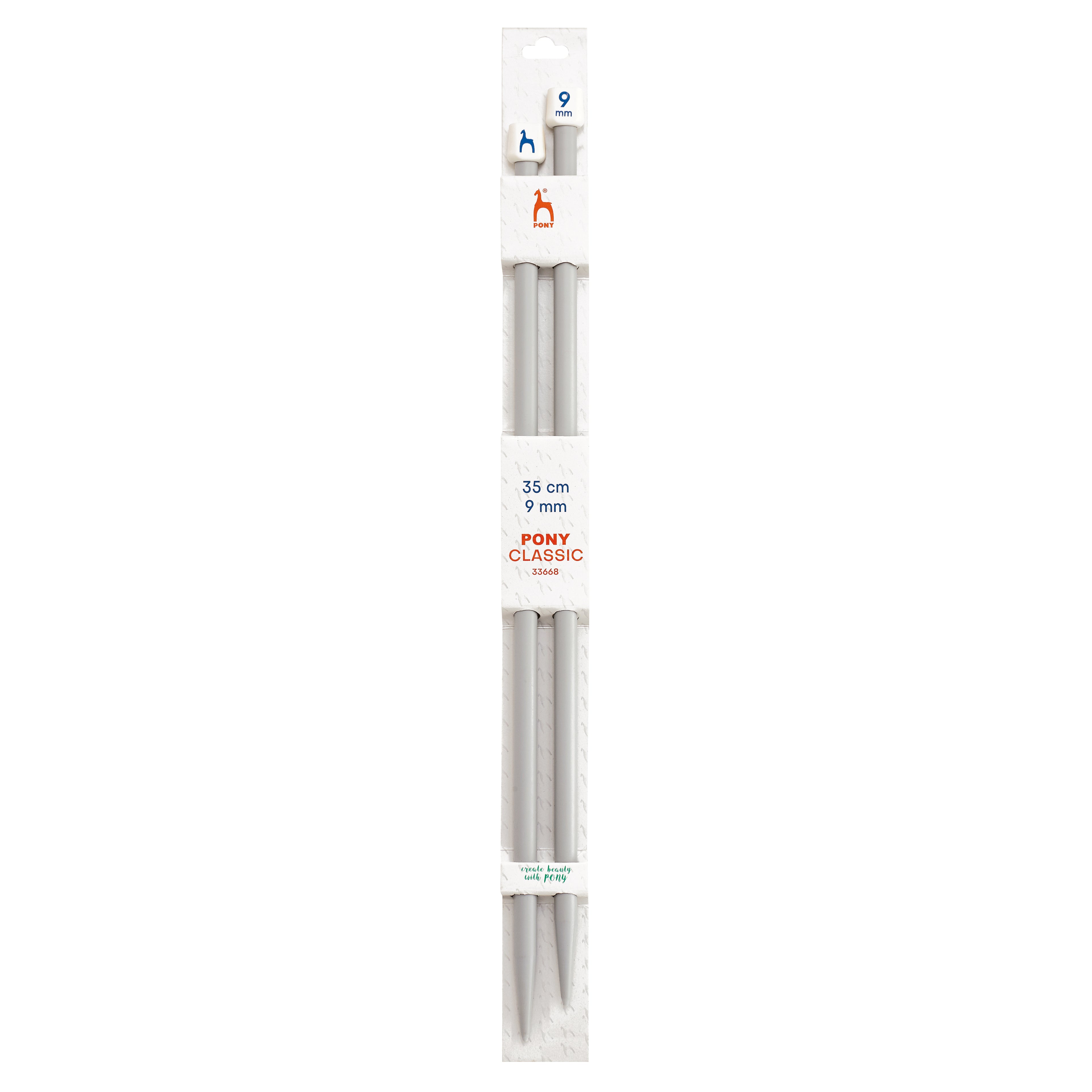 Knitting needles 9mm 35cm Pony