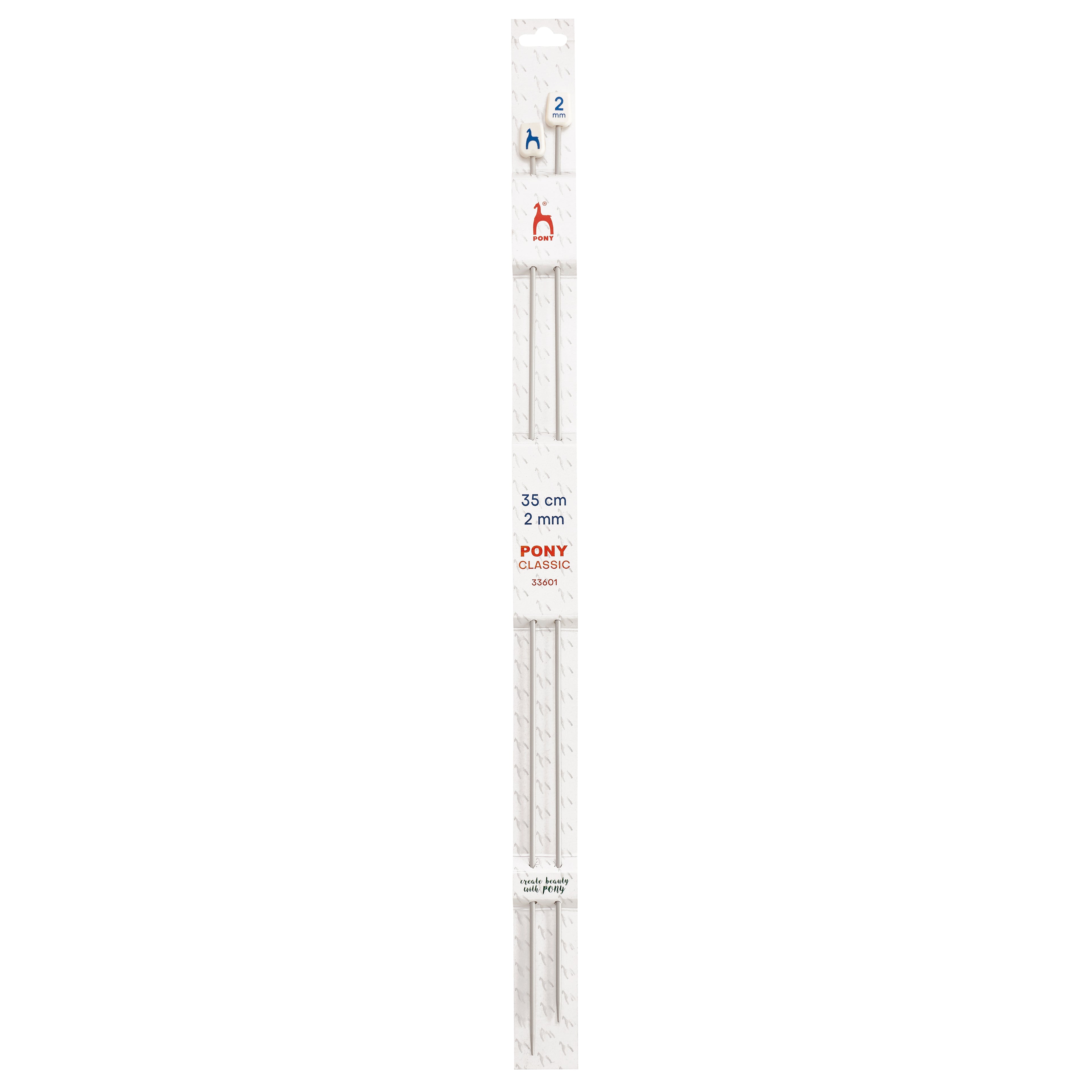 Knitting needles 2mm, 35cm Pony
