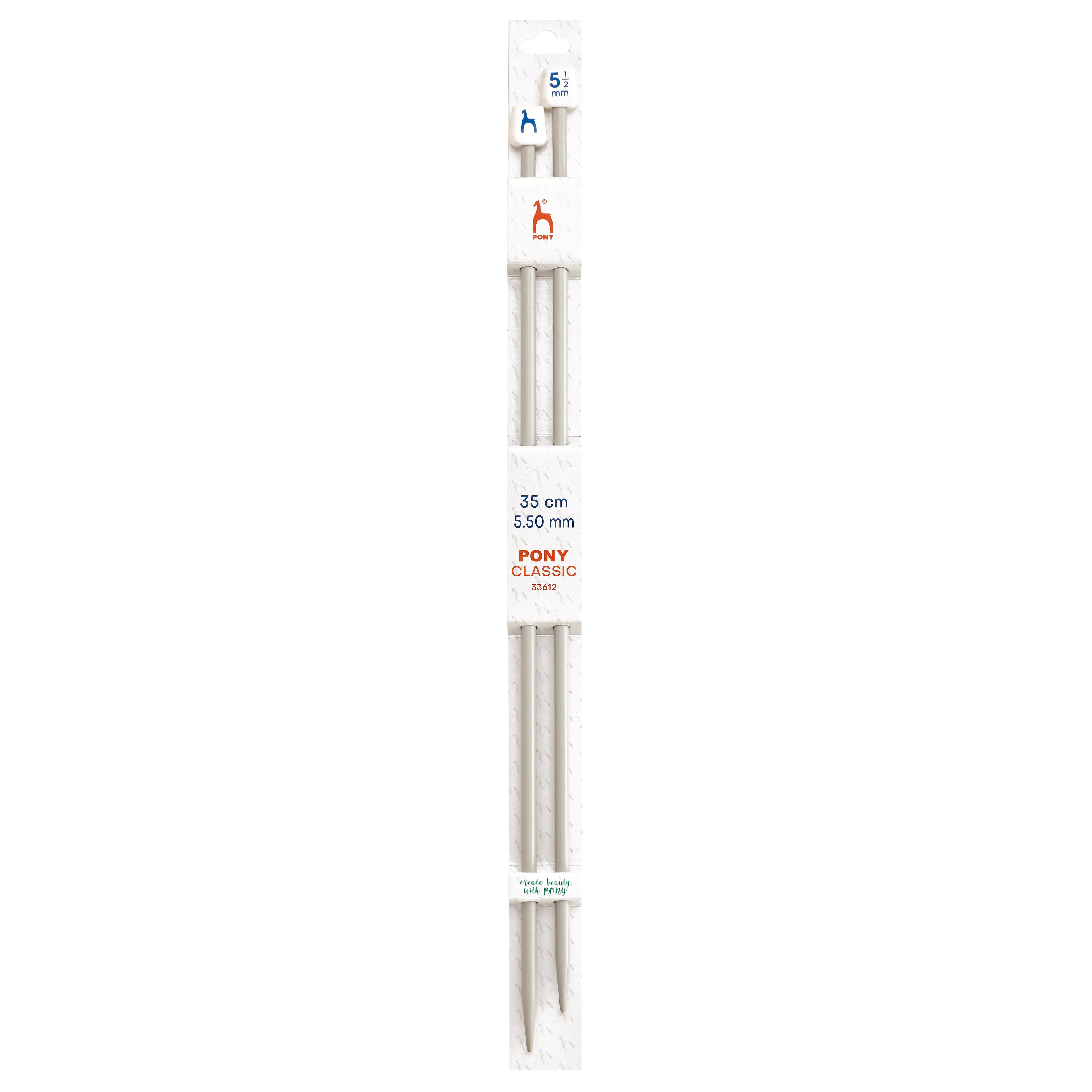 Knitting needles 5.50mm 35cm Pony