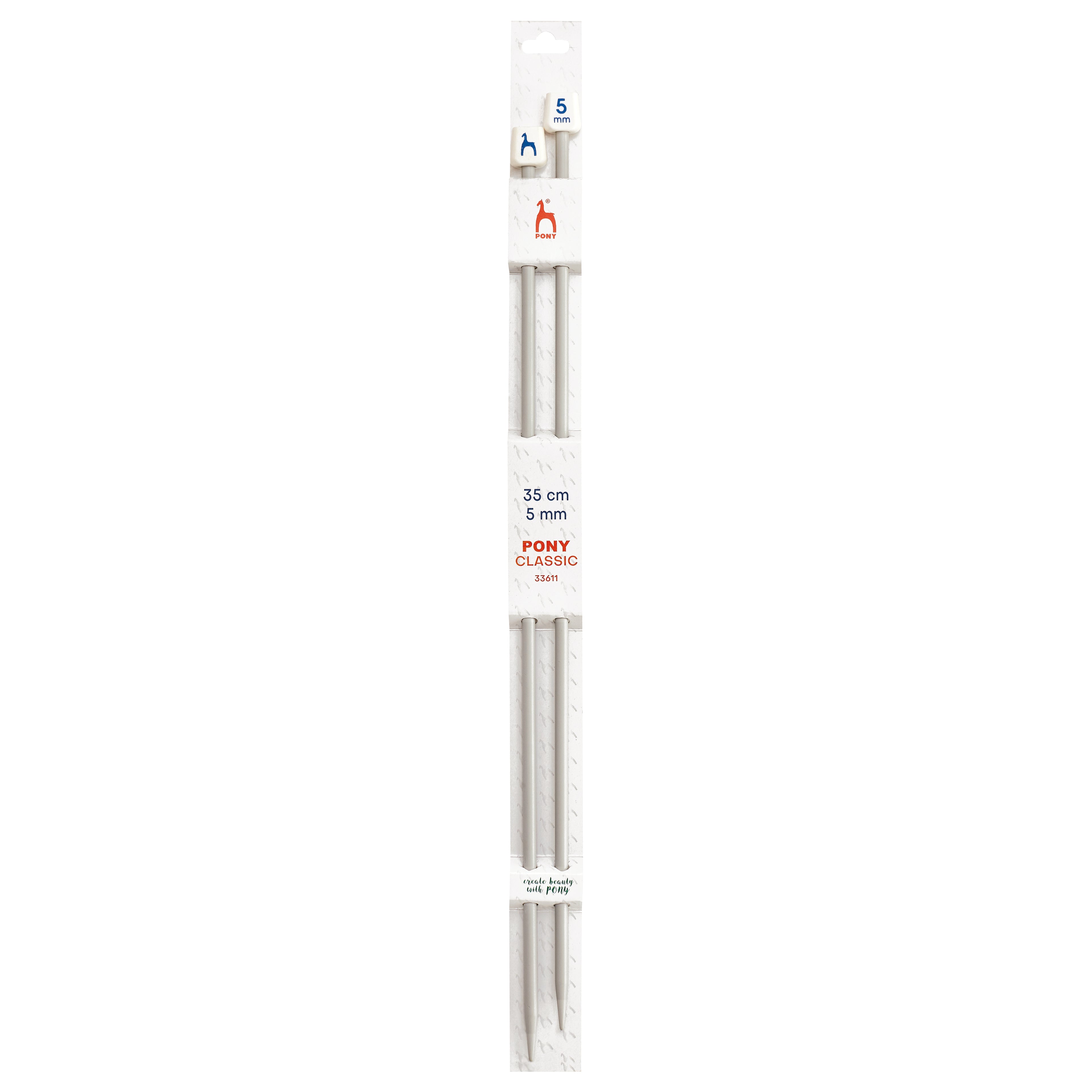 Knitting needles 5mm 35cm Pony