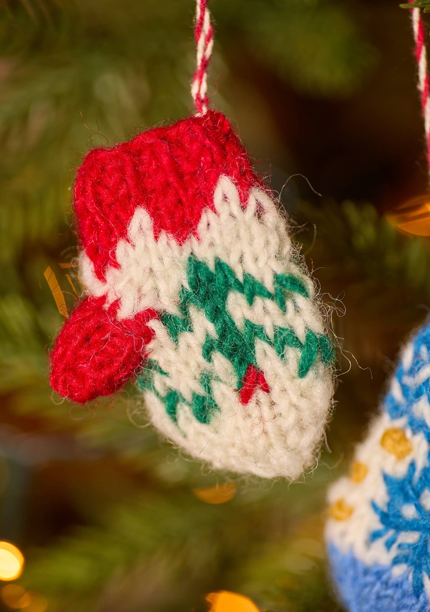 Knitted Mittens Decoration