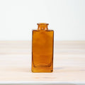 Amber Glass Vase, 12cm