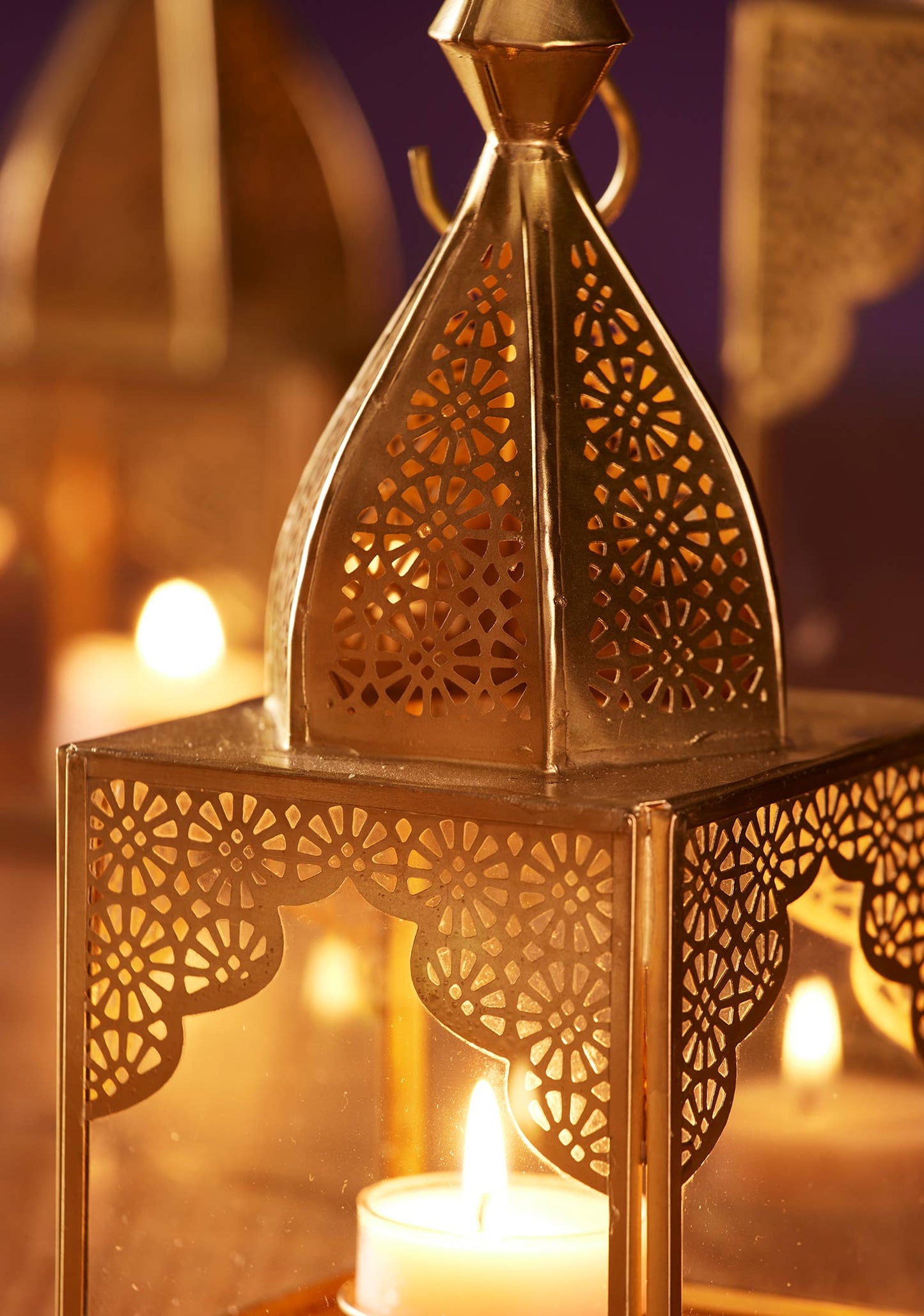 Minaret Glass Lantern Small