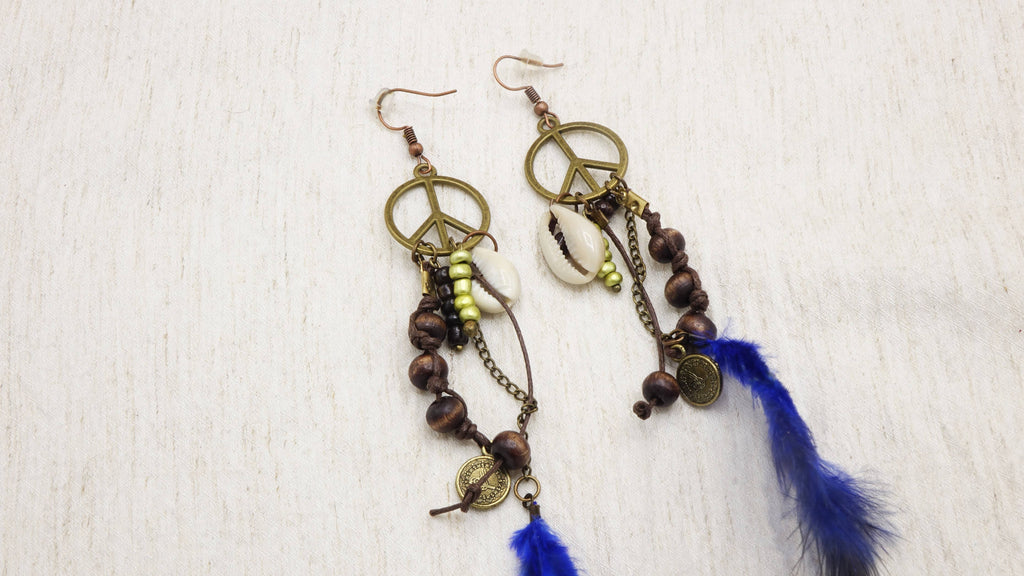 Boho Feather Earrings - Sold Individually