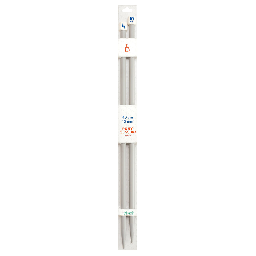 Knitting needles 10mm, 40cm Pony