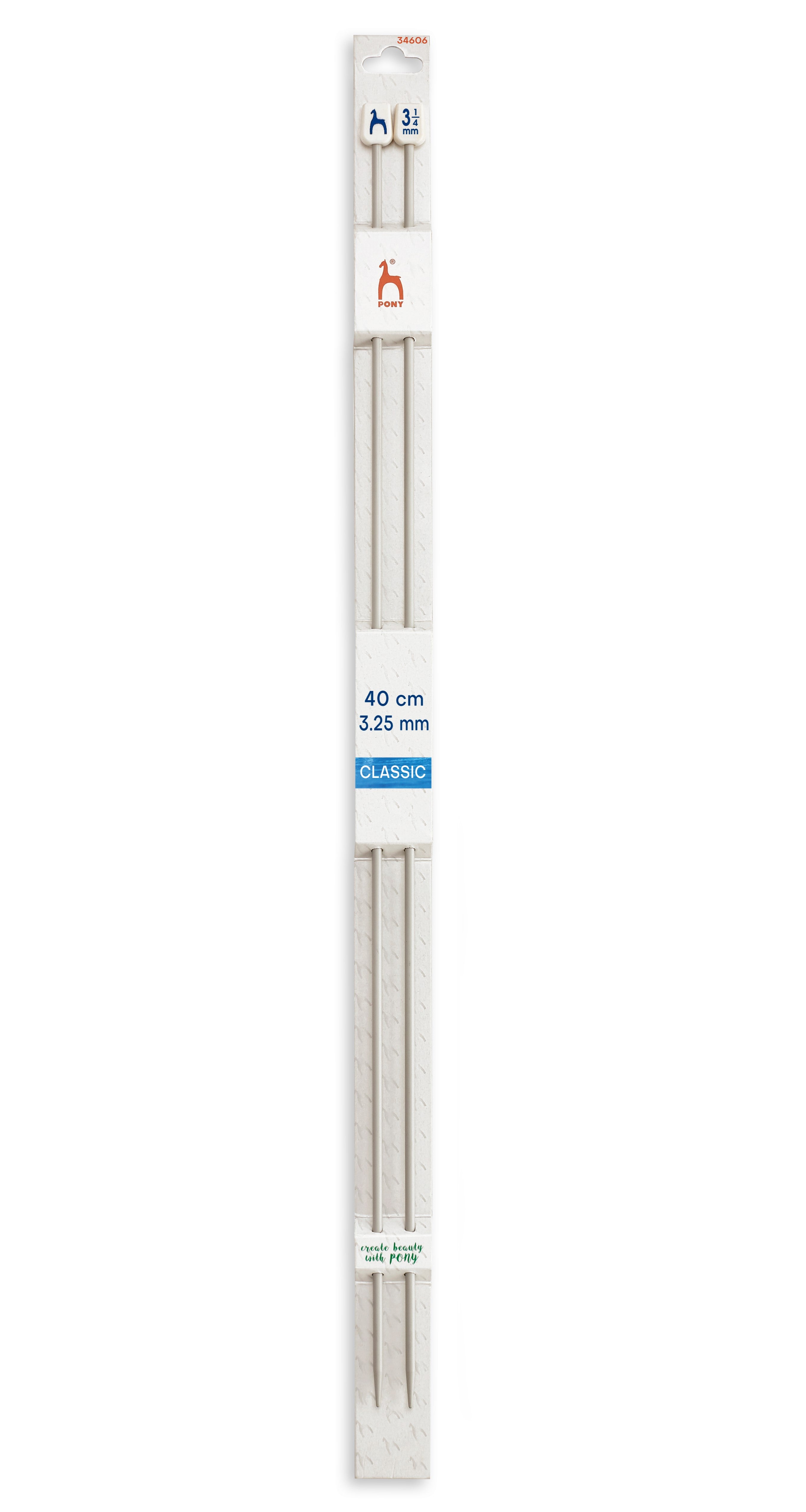 Knitting needles 3.25mm, 40cm Pony