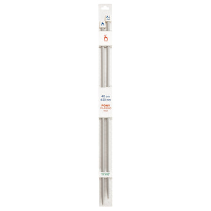 Knitting needles 6.50mm, 40cm Pony