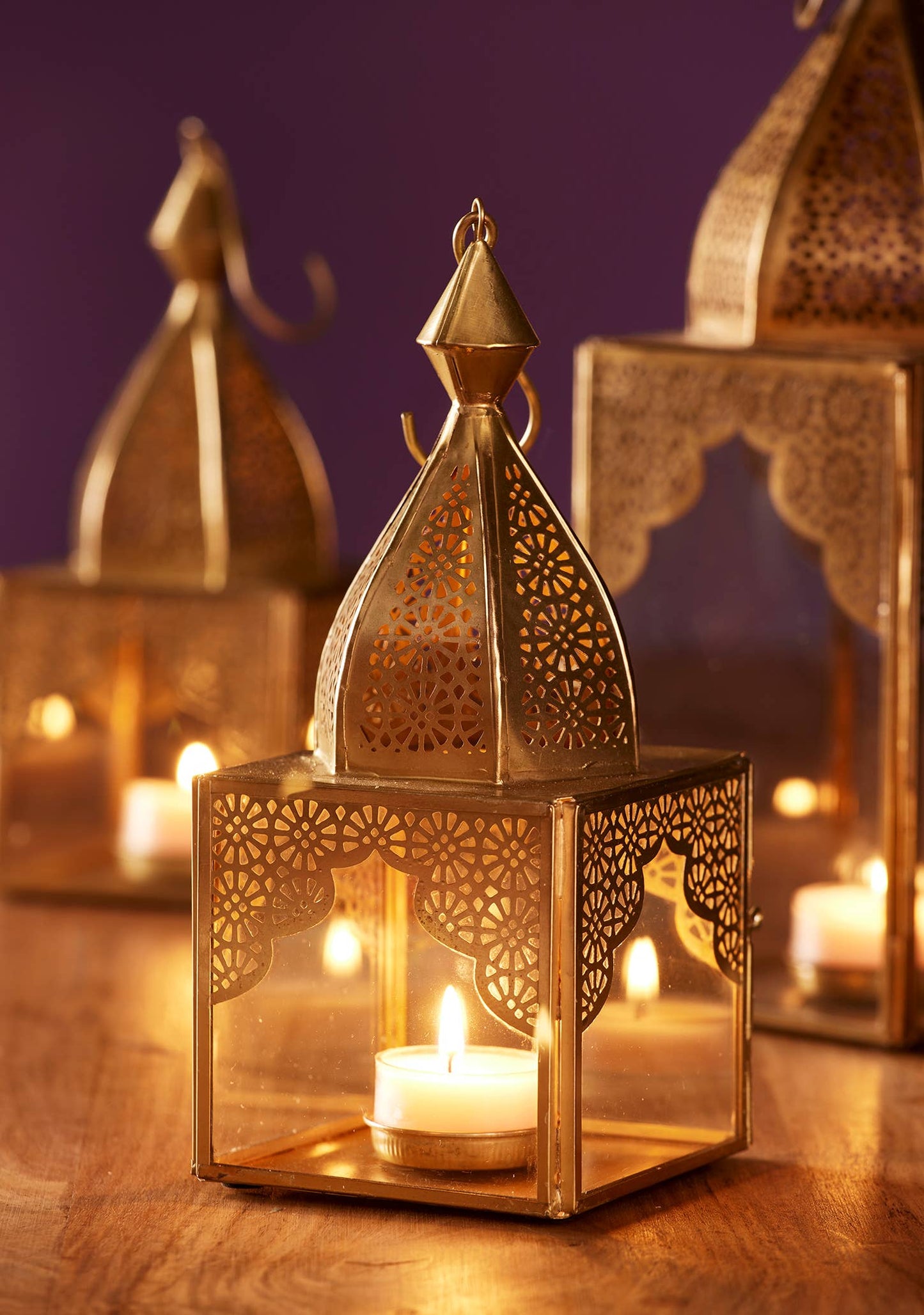 Minaret Glass Lantern Small