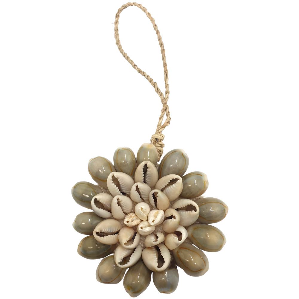 Handmade Seashell Hanging Ornament: #02