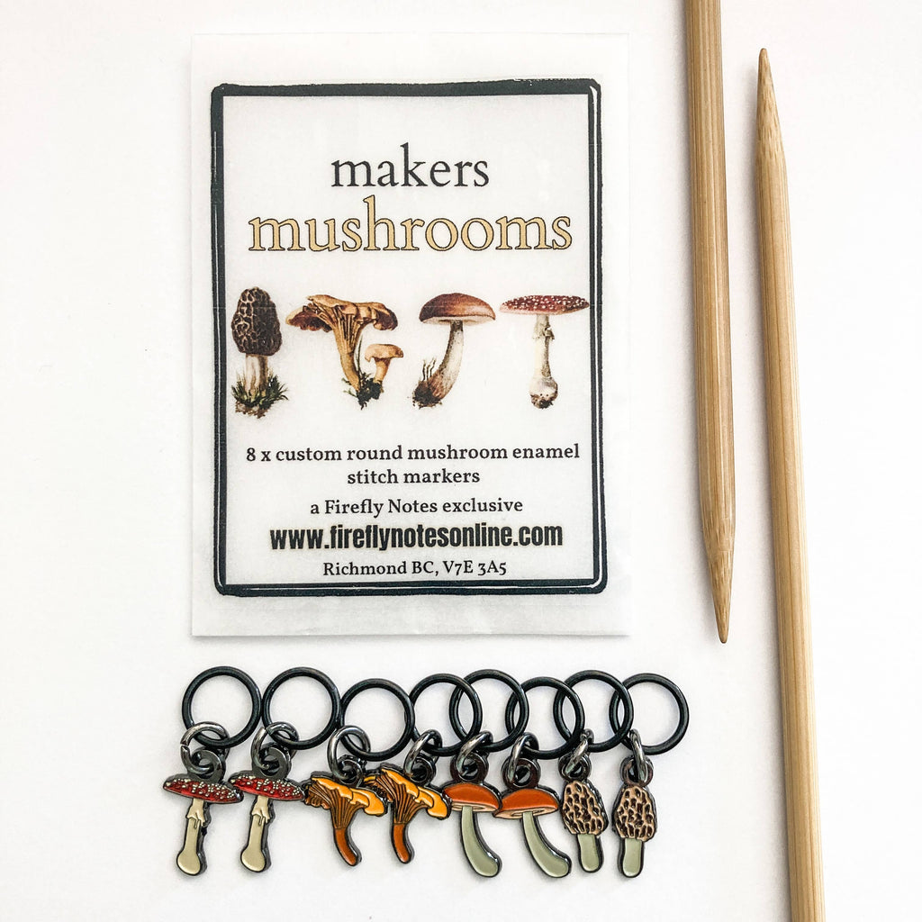 Makers mushrooms, Exclusive custom Firefly Notes enamel stit